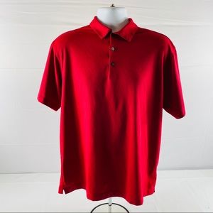 Nike Tiger Woods Collection Shirt Red Dri Fit M
